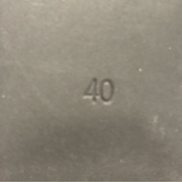 MATT & NAT Sz 40 Pointy Toe Vegan Leather Slingback Sandals Low Heel in Red - Picture 6 of 10